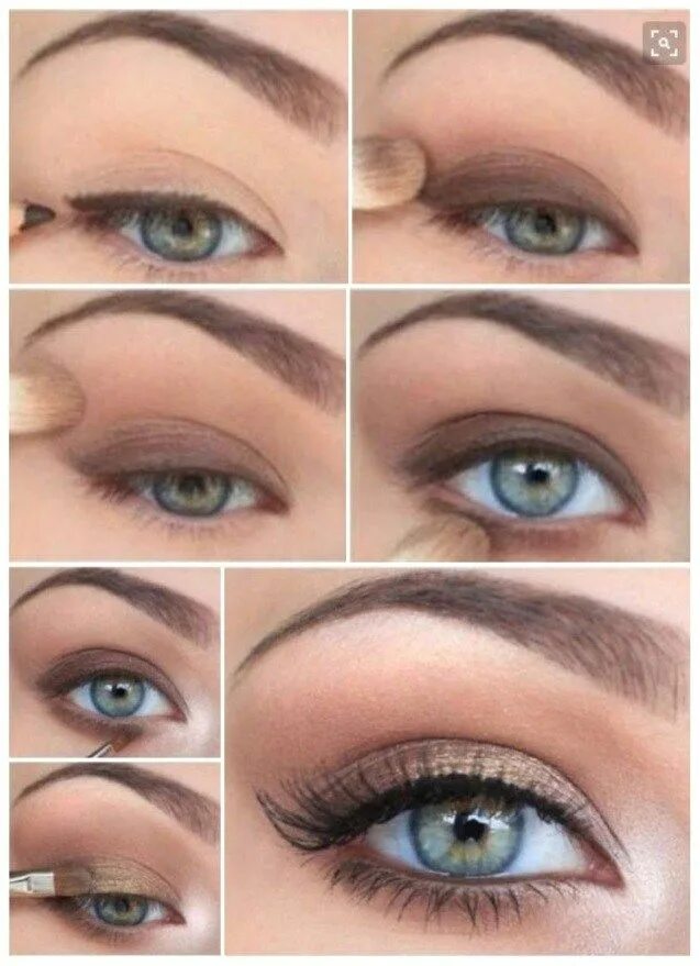Пин на доске Beauty Идеи макияжа, Тени для глаз, Макияж в серых тонах