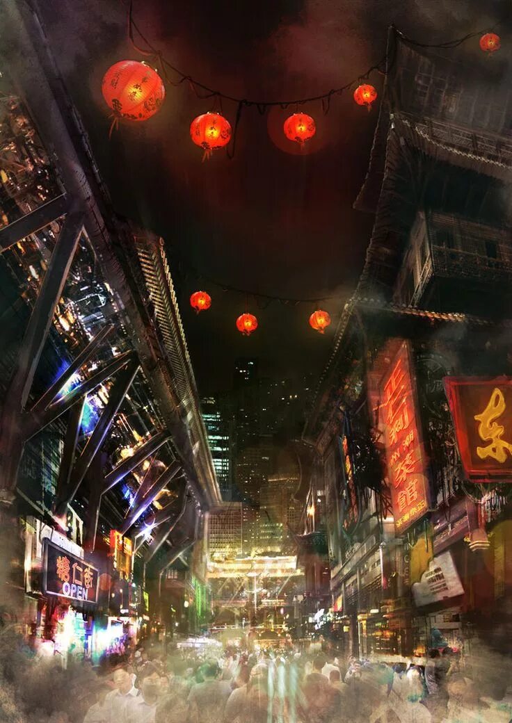 Киберпанк фавелы. Контейнер no future cyberpunk. Киберпанк в китае. Чайна таун гонконг. Киберпанк в китае.