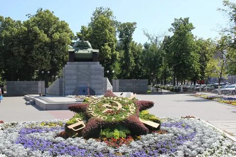 Цветы парк победы
