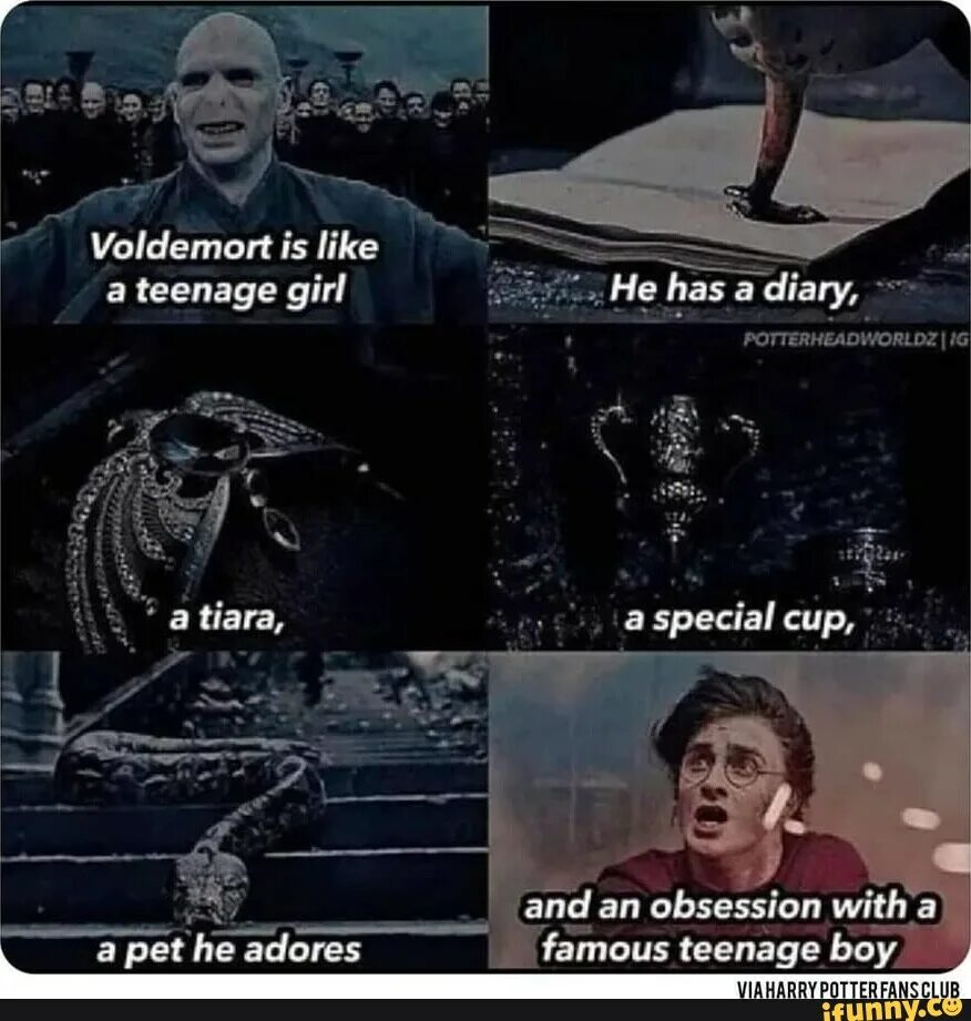 Harry Potter memes. I like be a teenager