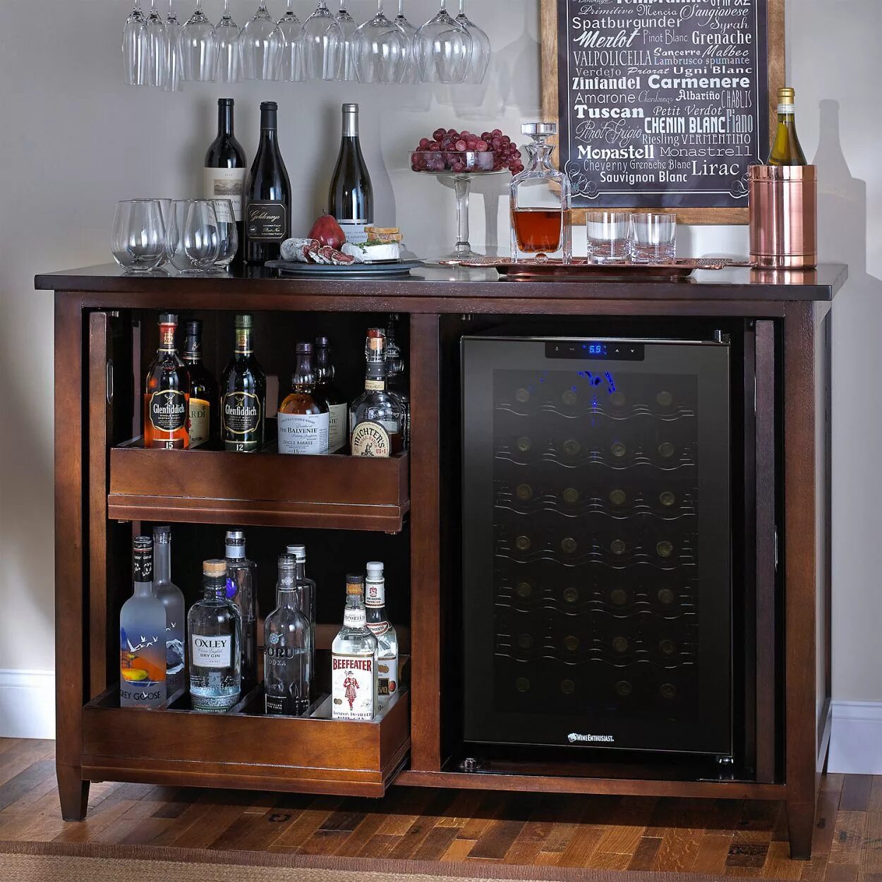 Pin on mini bar Wine cabinets, Bar cabinet, Home bar cabinet