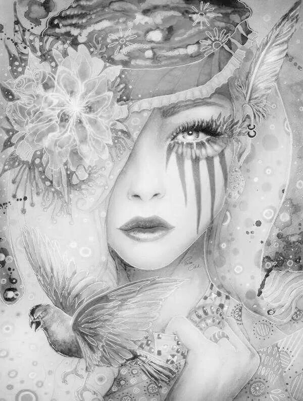 Grayscale coloring
