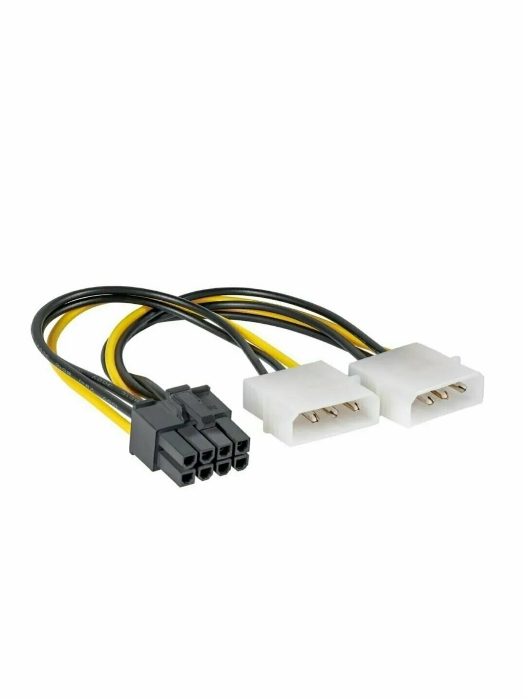 2x Molex - 8pin. Переходник 2 молекс 8 пин. Переходник Molex 8 Pin для видеокарты. Переходник молекс PCI E.