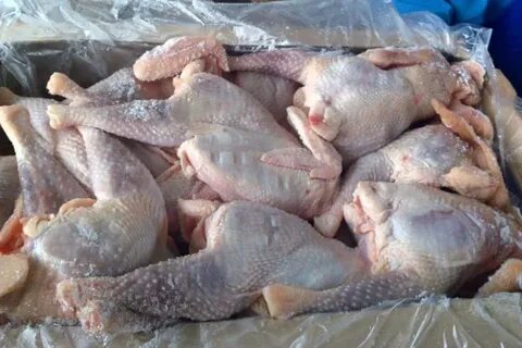 Синие мясо курицы