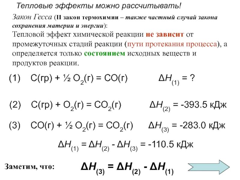 Тепловой эффект закон гесса. Тепловой эффект реакции это в химии. Тепловой эффект химической реакции. Тепловой эффект реакции по закону Гесса. Тепловой эффект реакции разложения.