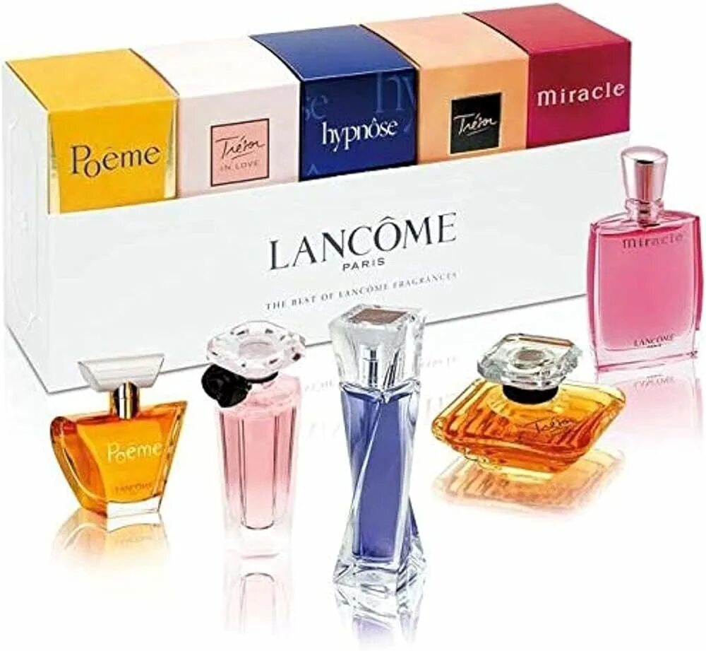 Ланком Парфюм женский набор миниатюр. Набор духов Lancome миниатюра. Духи оригинал купить недорого в интернет