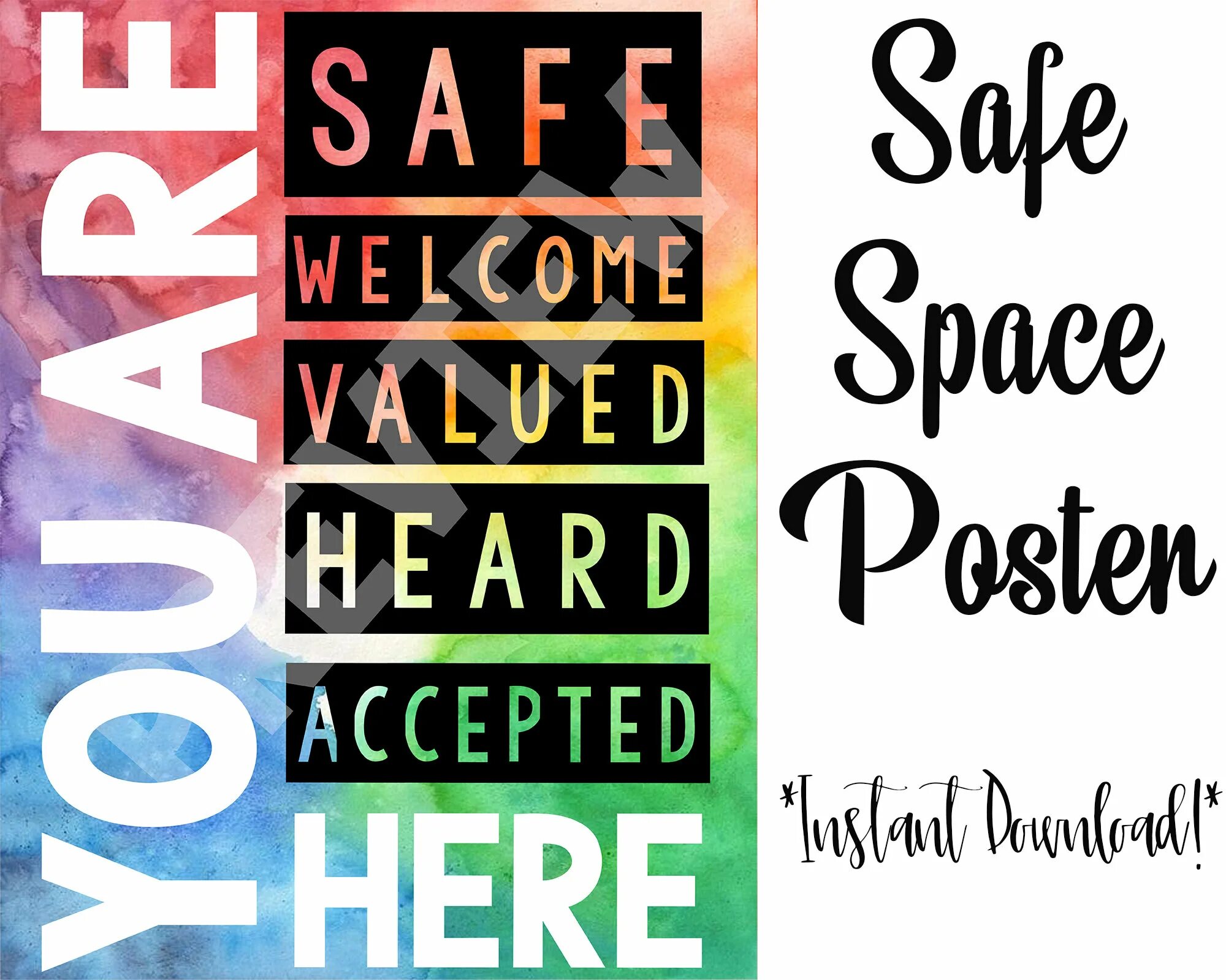 Safe space. Safe space