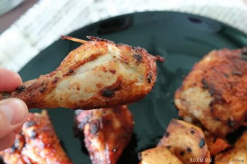 Жареная голень с хрустящей корочкой