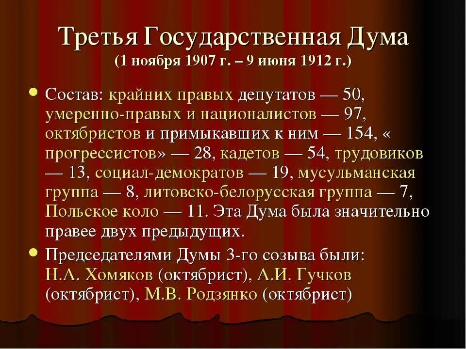 Председатель третьей государственной Думы 1907-1912. Третья государственная Дума 1907. Третья Госдума 1907 состав. Третья государственная Дума 1907-1912 состав. Состав 3 думы