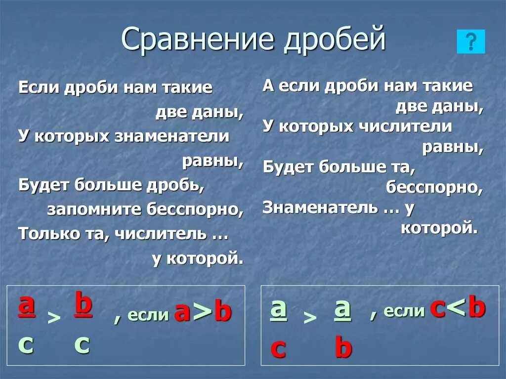 Сравнение дробей. Правило сравнения дробей. Сравнение дробей 5 класс правило. Правила сравнения дробей 5 класс. Сравнения дробей 7 класс