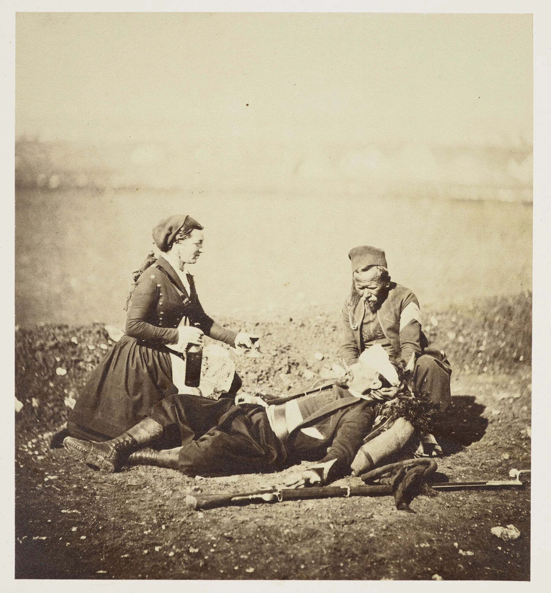 Роджер Фентон 1855 год в Севастополе. Сестры милосердия в Крымской войне. Одежду раненых