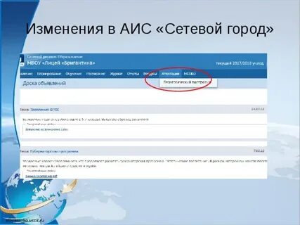 Аис электронный журнал войти