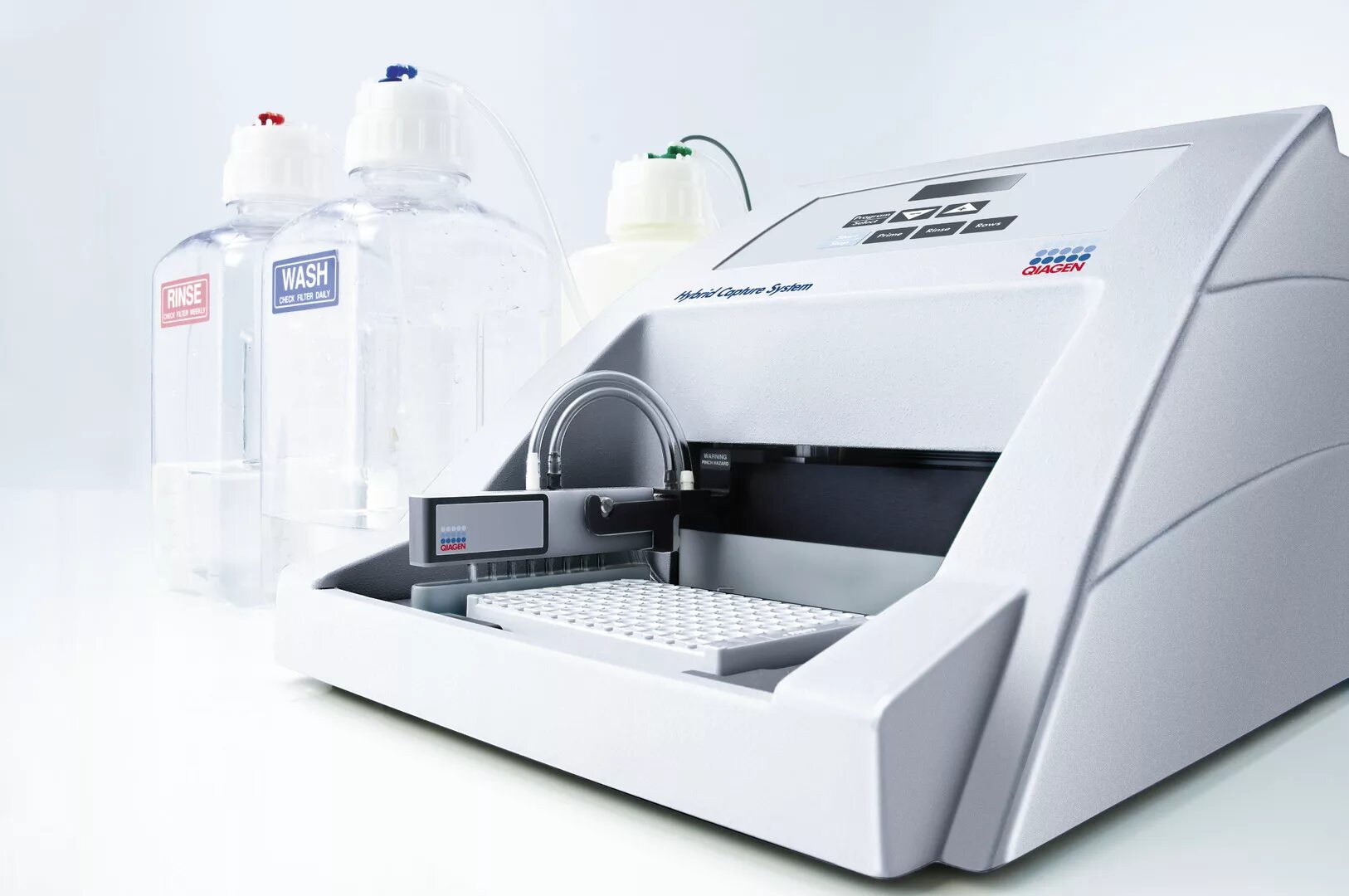 Hybrid capture hpv. Modula 2. digene тест. capture 2s. qiagen sample to inside.