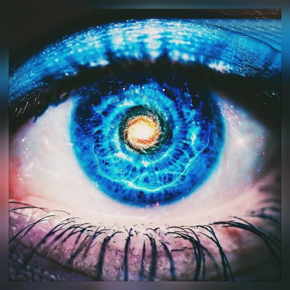 Космос в глазах. Вселенная в глазах. Глаз. Мистические глаза.