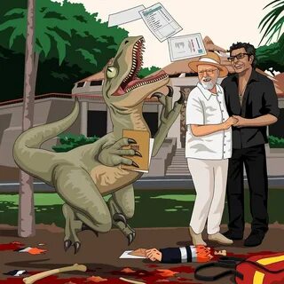 Dear Jim, Could you please paint a picture of the Velociraptor from Jurassi...