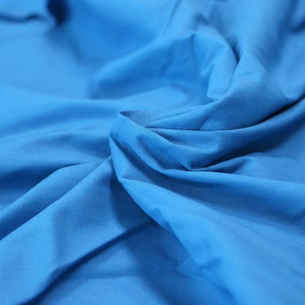 Бязь ткань. Отрез ткани. Ткань бязь синяя. Бязь синего цвета. Отрез хлопка