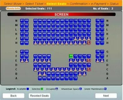 Cinema booking