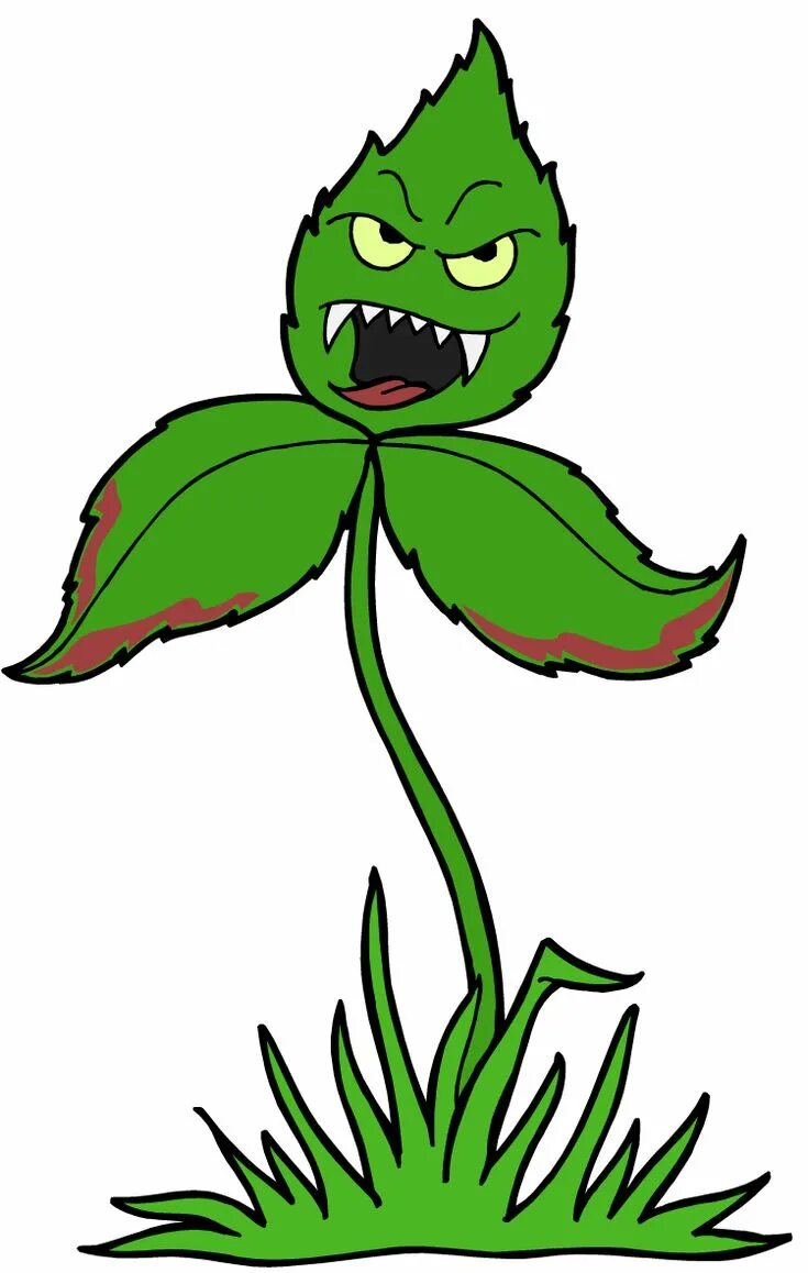 Poison plant. Злое растение. Растения рисунок. Злой сорняк. Растение с глазами.