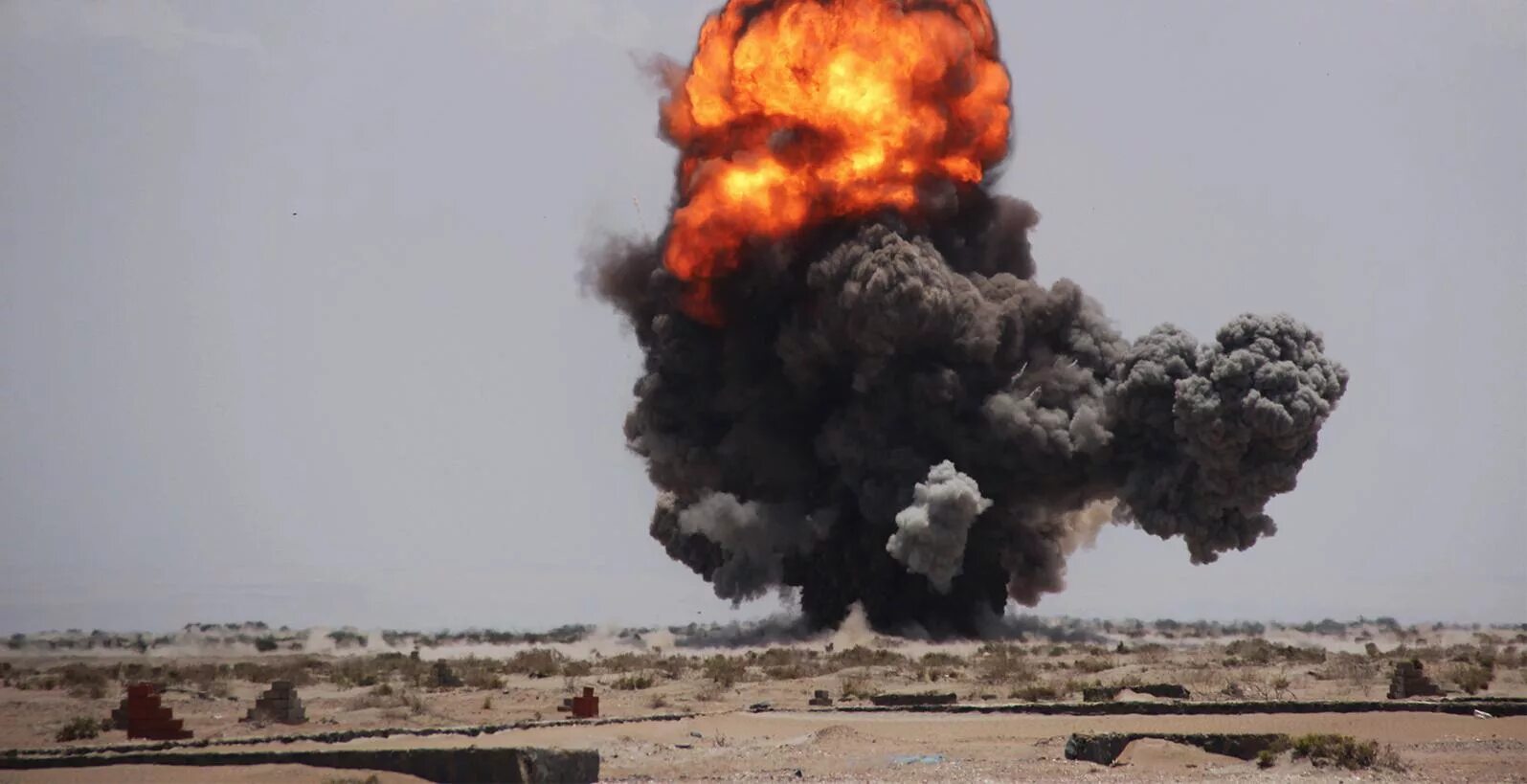 Control explosion. Control explosion