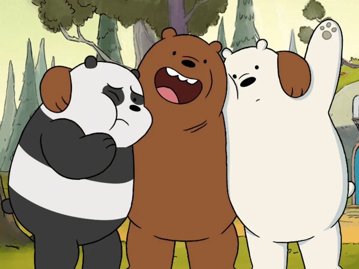 Сборник мультиков про медведей. Картун нетворк вся правда о медведях. Три медведя cartoon Network. Три медведя белый Панда и Гризли.