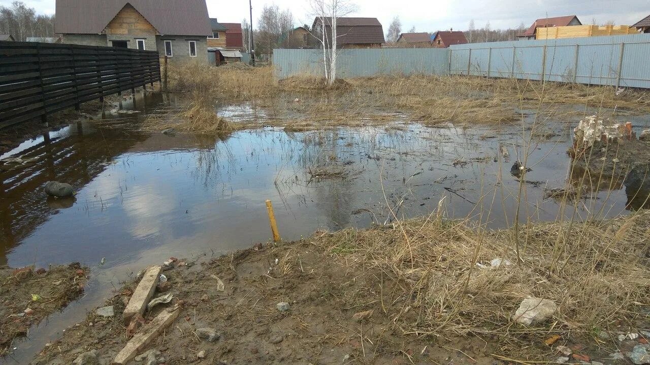 Залило участок. Заливка участка бетоном. Паводок затопило огород. Затопление участков риса. Подтопление приусадебных участков.