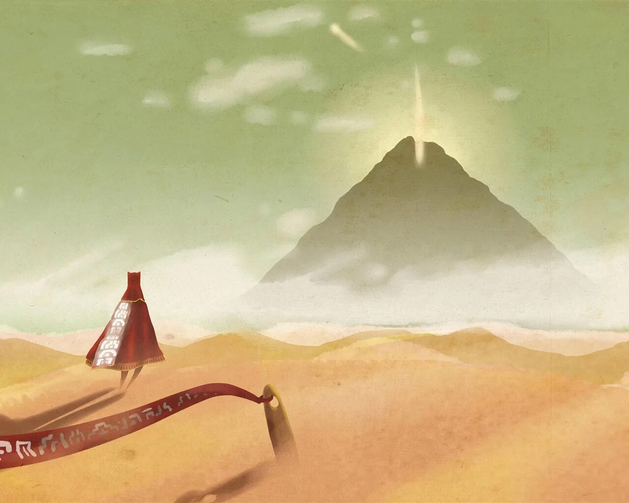 Journey включи. Journey (игра, 2012). Пустыня Journey. Пустыня арт. Игра путешествие.