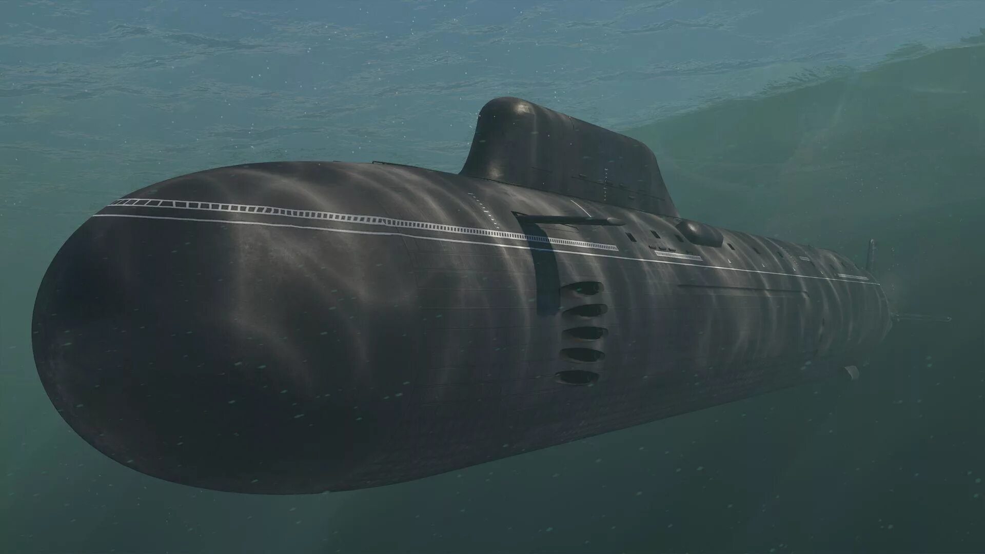 Подводная лодка в воде. Апл ясень silent thunder. подводная лодка 671ртмк.
