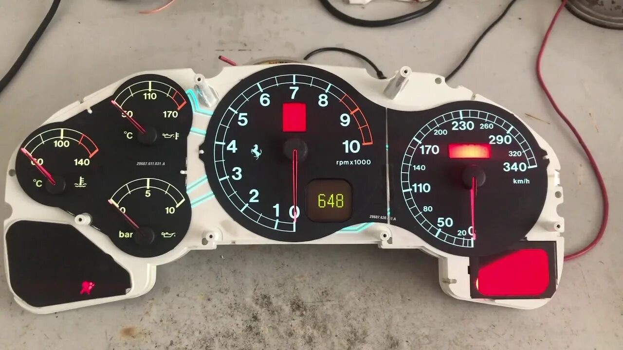 Honda Pilot Speedometer Cluster Gauges. Ferrari Gauges. Shema podklyshene instrument klyster 163ml.