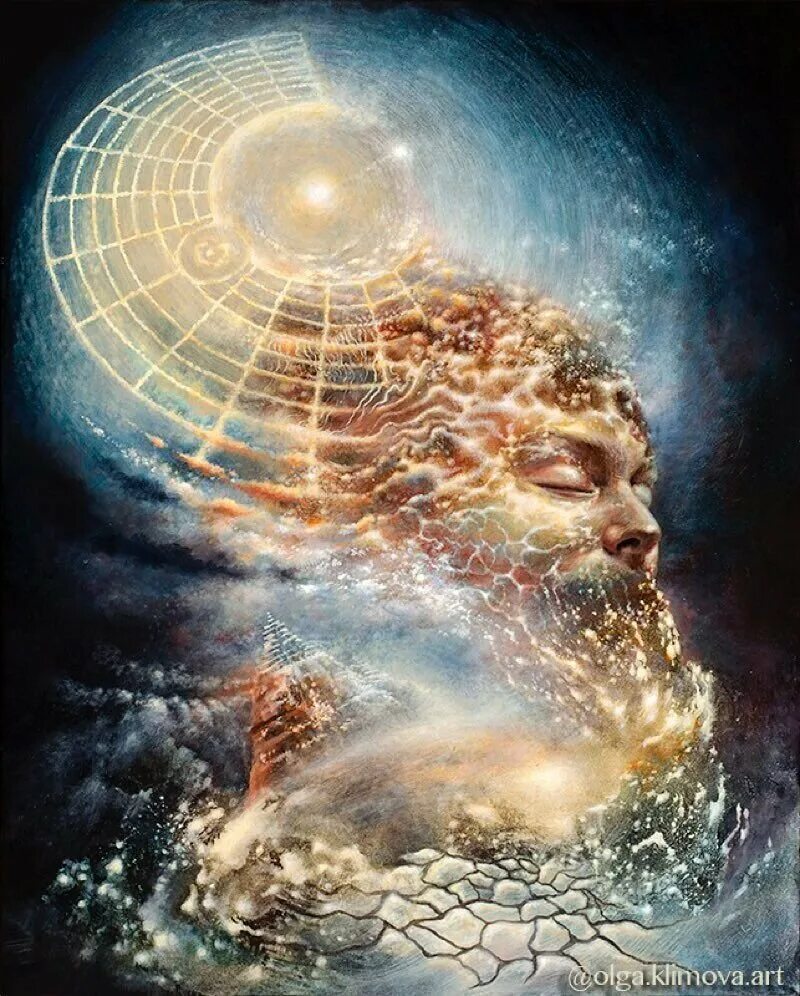 Магический разум. Творец вселенной. Мозг галактика. Расширение сознания. Картина о вселенском разуме.