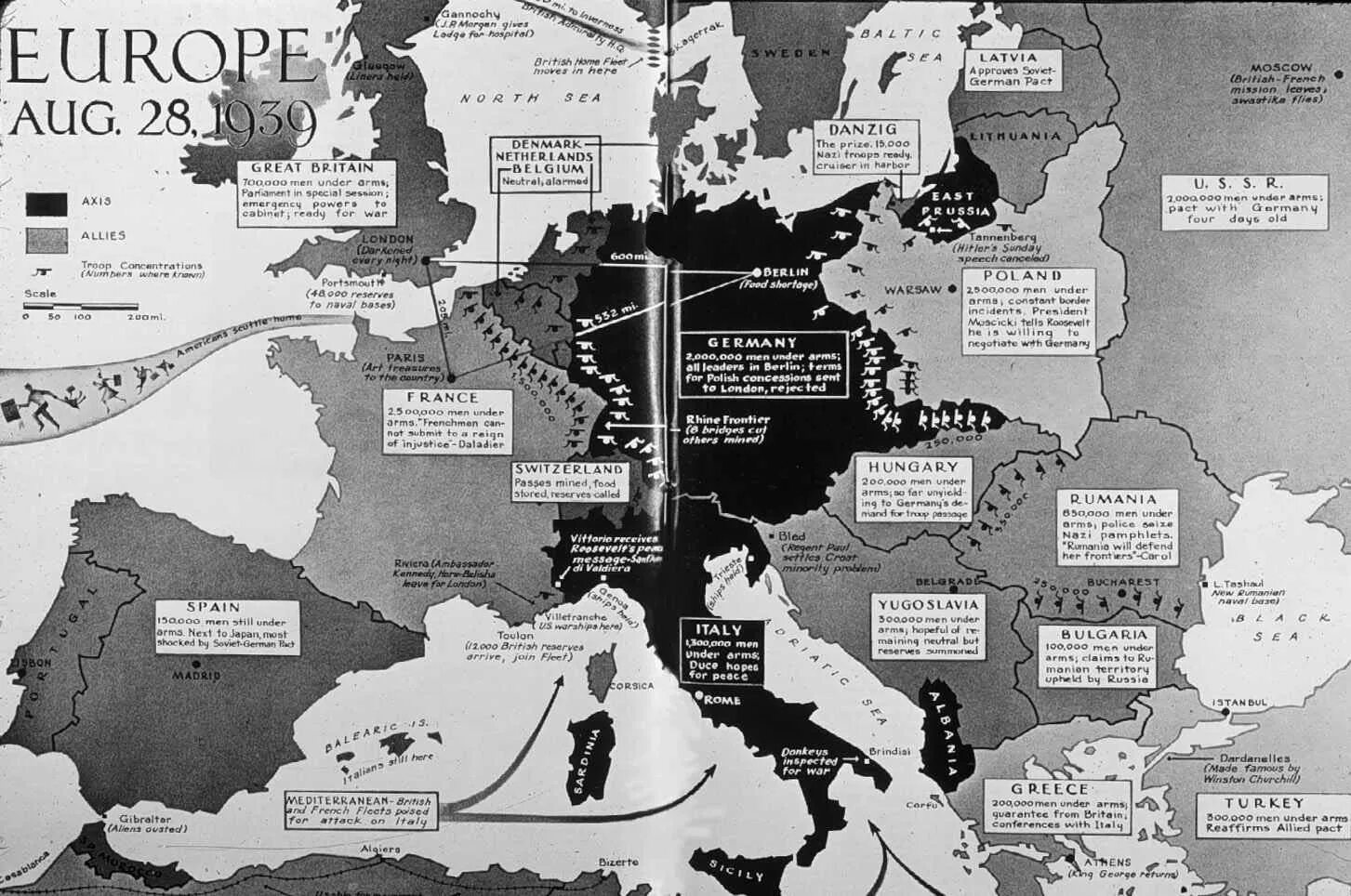 Карты сс. Ww2 Map 1939. Карта Европы ww2. Карта Европы 1939. Карта Европы 1939 года.