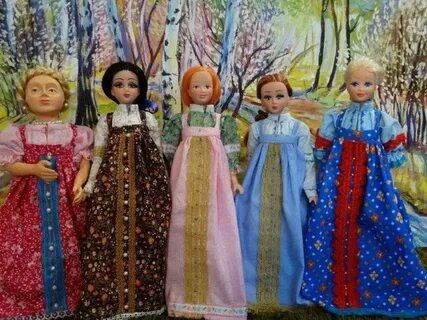 Русский народный костюм для куклы своими руками