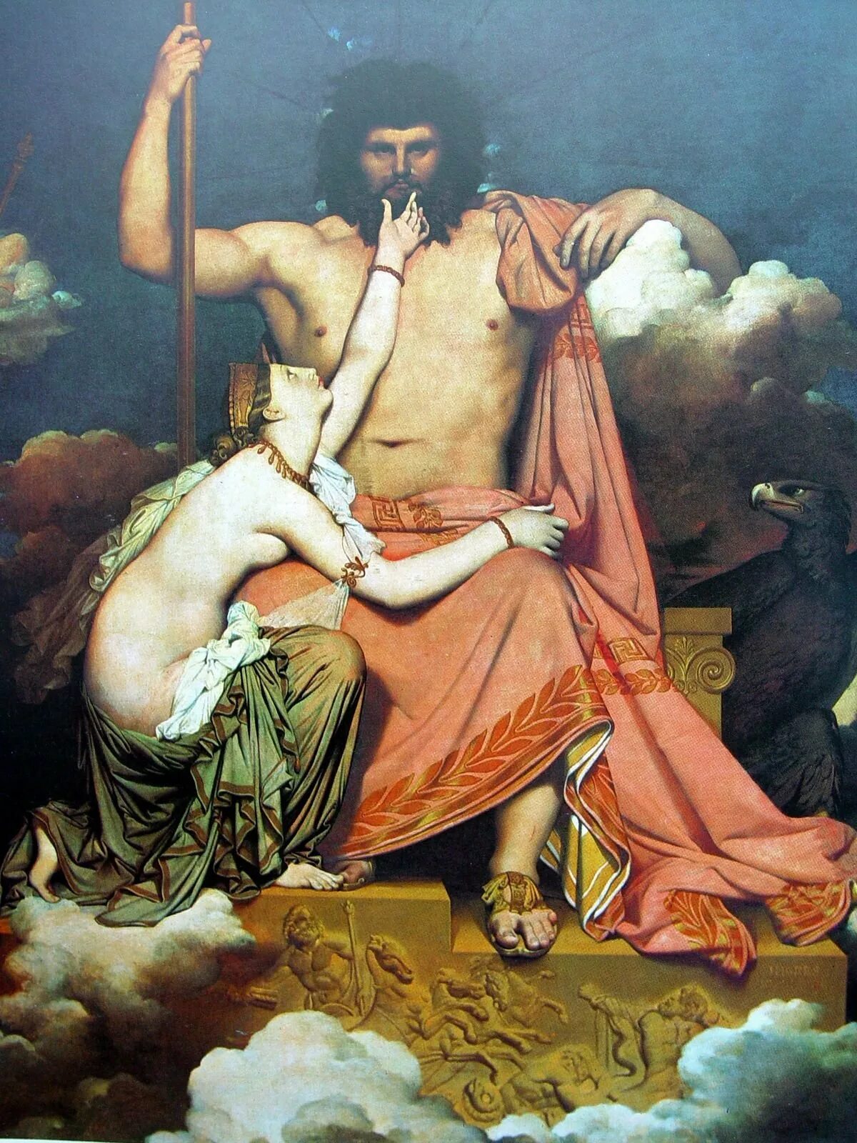 Бог юпитер и зевс. Энгр зевс и фетида.