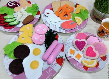 Продукты из фетра для детского