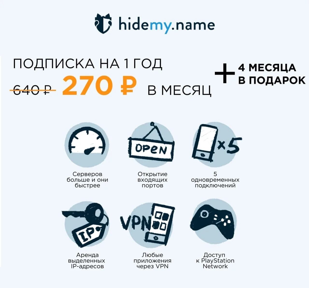 Hidemy name код. Сервис в подарок.