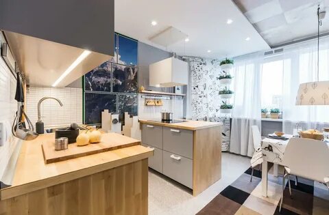Современные кухни 15 кв м