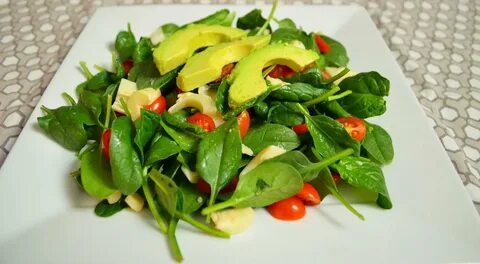 Салат с добавлением авокадо (76 фото)