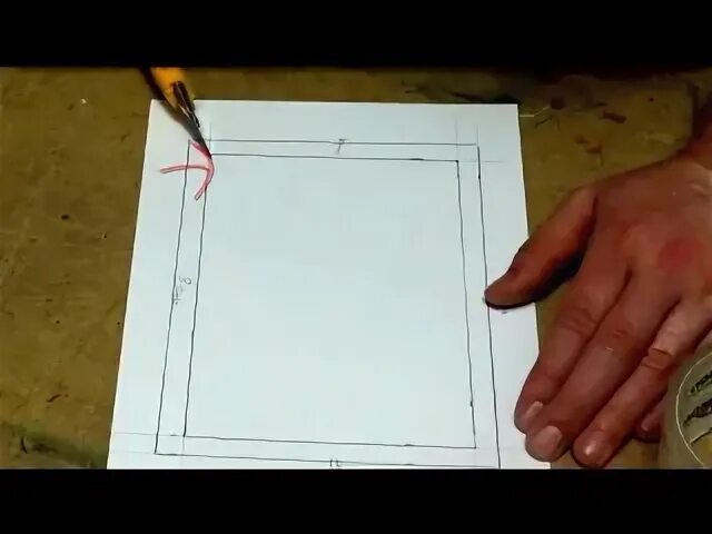 Как сделать паспарту для а4