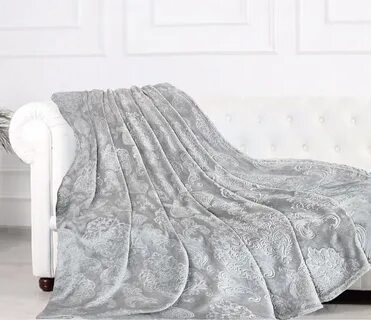 Пледы велсофт однотонные