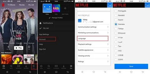 Netflix языки