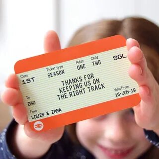 Alec tickets for the train