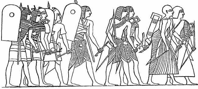 Военные походы фараонов древний Египет рисунки. Пехота древнего Египта. Армия фараона древнего Египта. Древний Египет войско фараона рисунок.