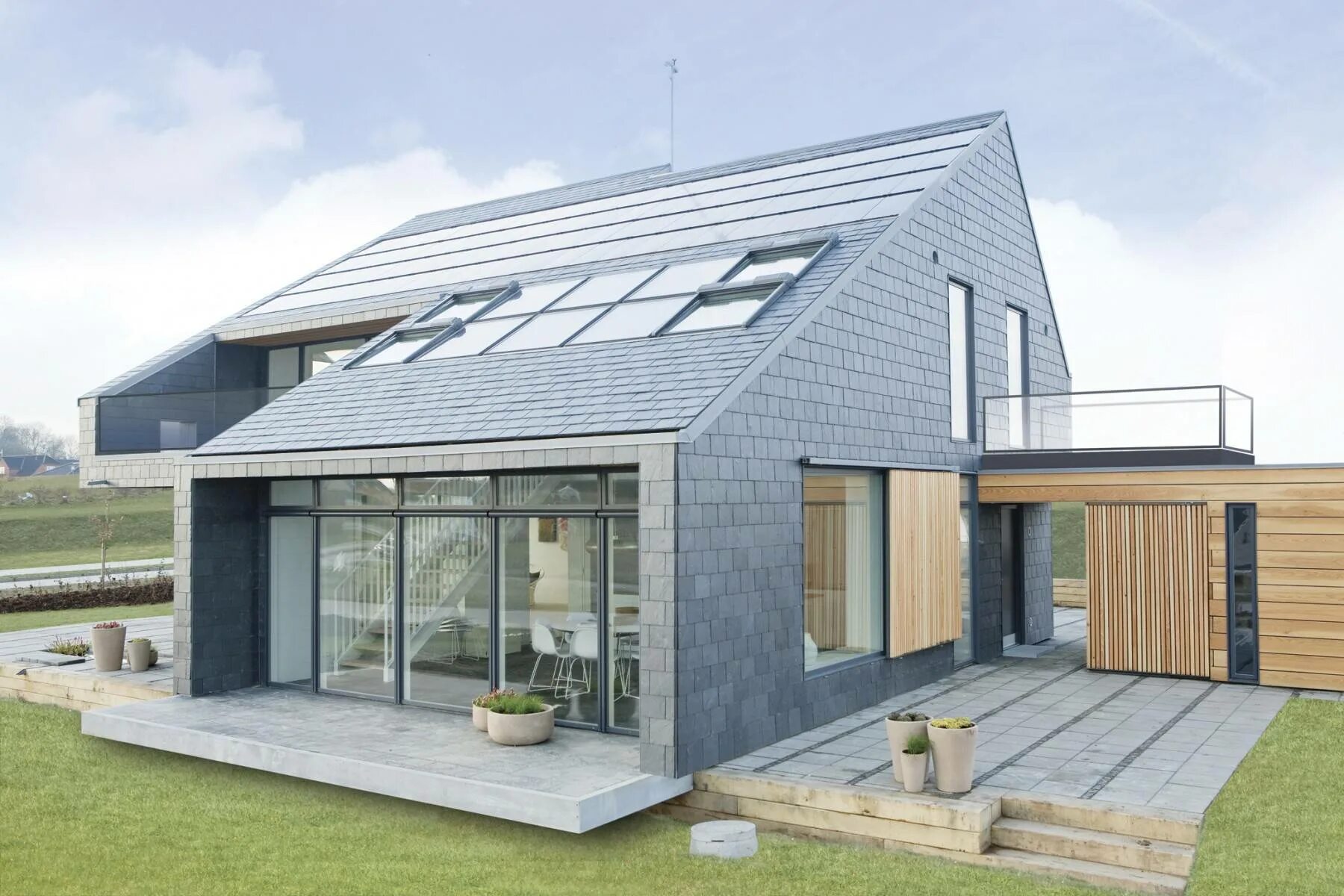 Новое в современном строительстве. Энергоэффективные дома Passive House. Пассивный энергоэффективный дом. ЭКОДОМ В Дании. Экологичный энергосберегающий дом.