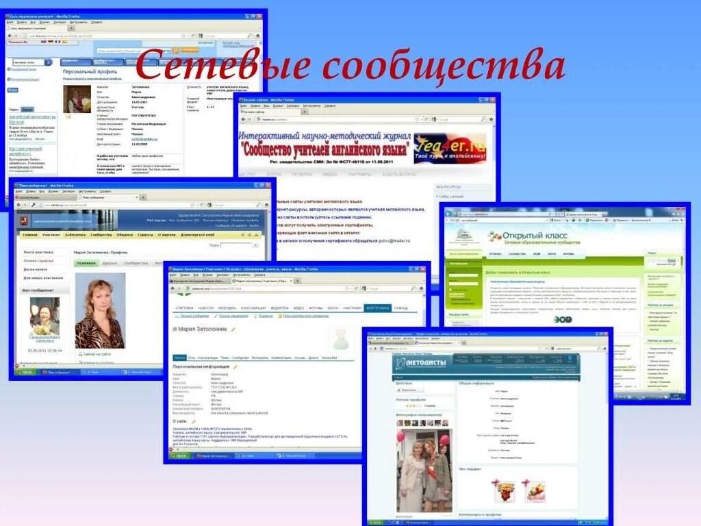 Сетевое сообщество школы