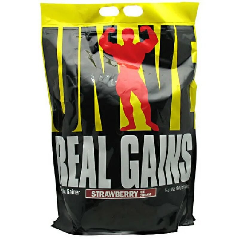 Universal real. Real gains (universal nutrition). гейнер 8кг. gainer strawberry.