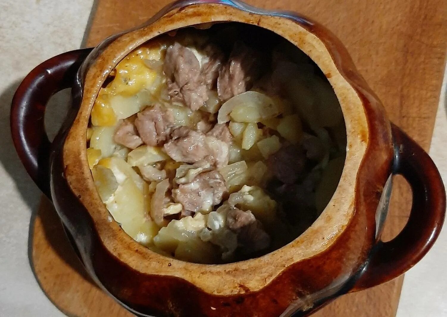 Горшочки рецепт со свининой и картофелем