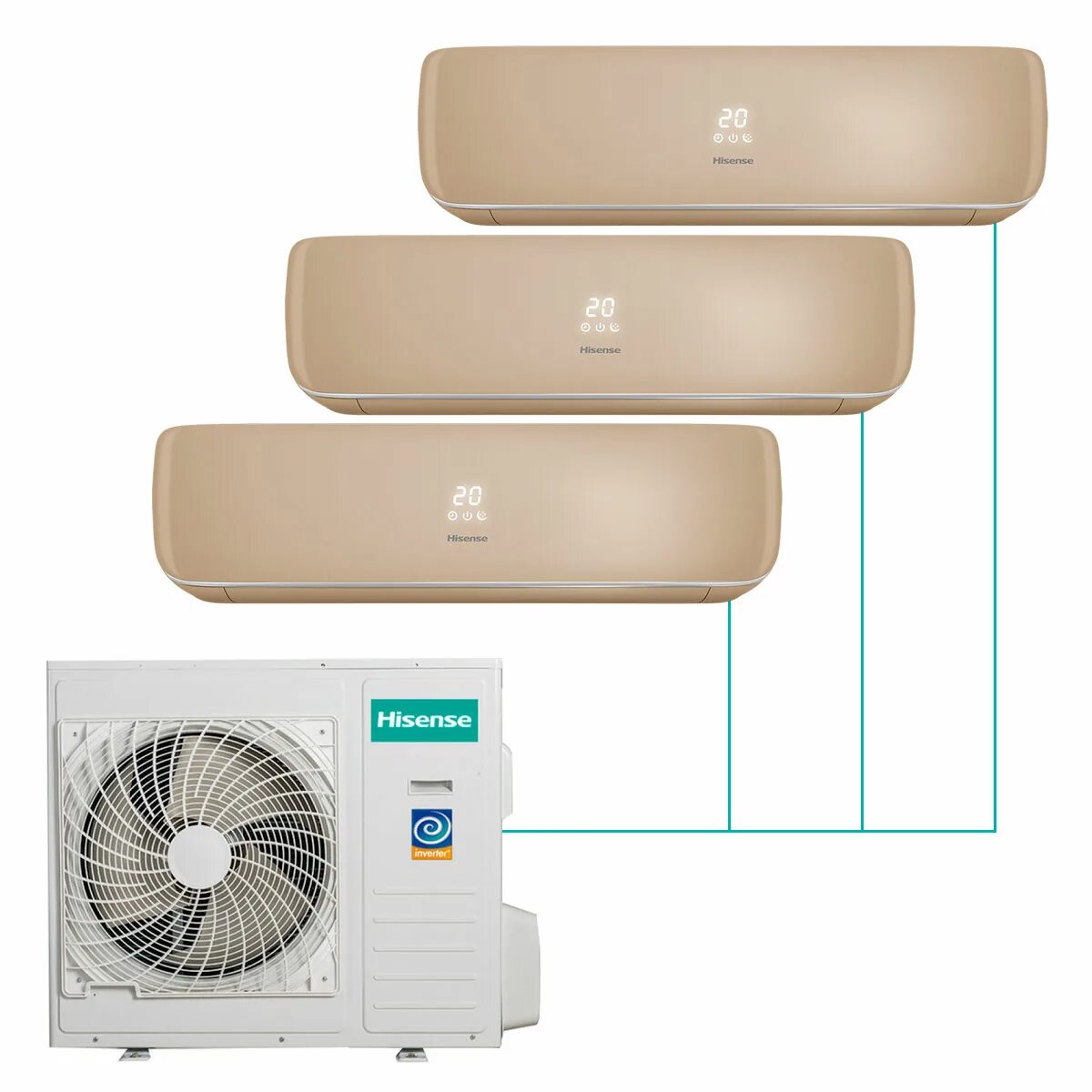 Мульти сплит системы inverter. Мульти сплит hisense. мульти сплит система hisense на 2 комнаты. hisense amw2-18u4rxc. настенная мульти-сплит-система hisense premium champagne fm dc inverter на 4 комнаты.
