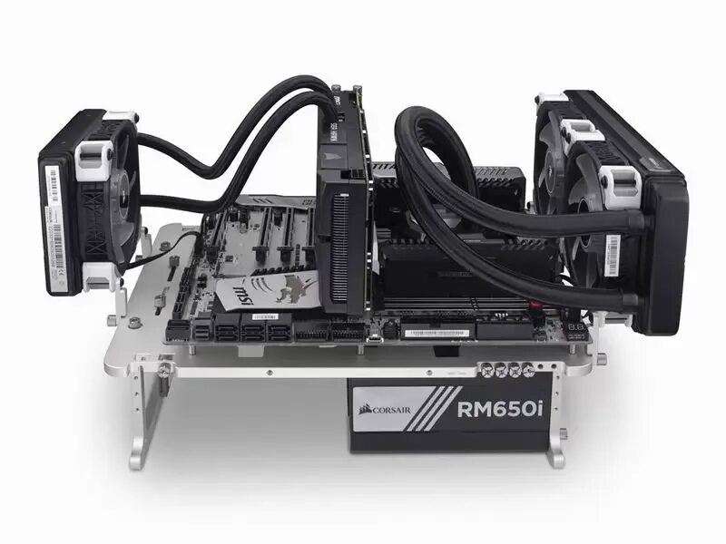 Shield адаптер. Mini itx pc case. Xtia xproto a4 мини-itx. Моддинг корпуса пк lian li. Открытый стенд для компьютера.