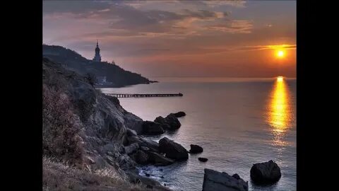 Закат в крыму