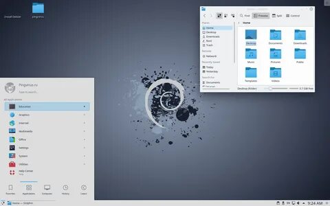 Debian kde