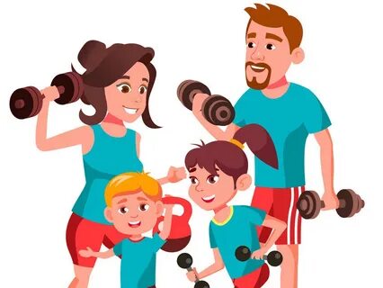 Картинки спорт дети и родители